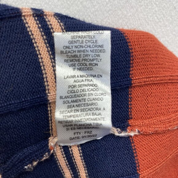 Jolie & Joy Striped Ribbed Knit Midi Body-Con Dress Women Medium Multicolor - Picture 7 of 15